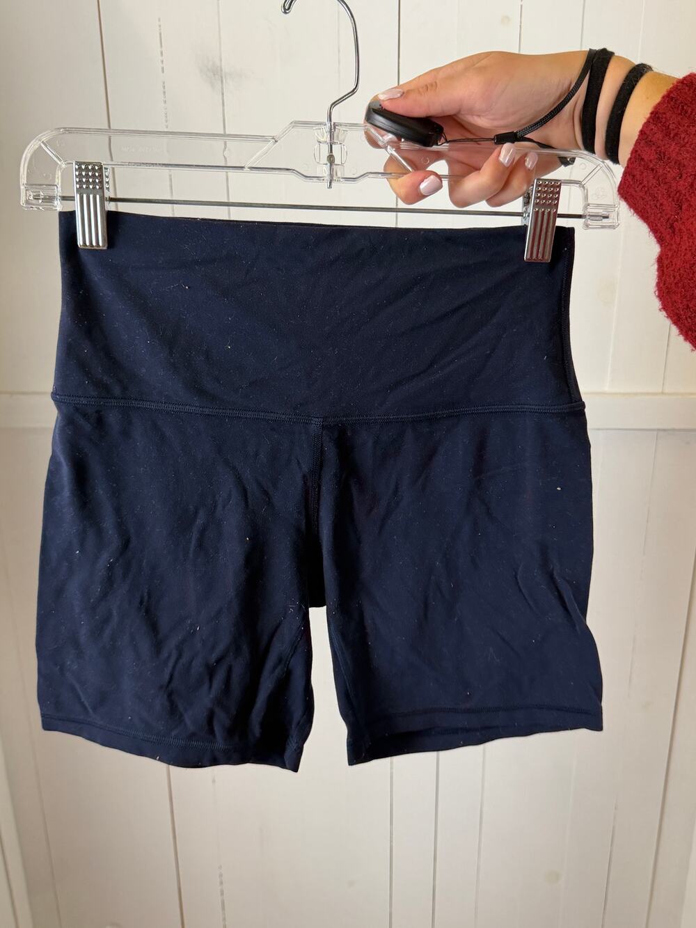 Lululemon Blue Biker Shorts Size 6 Women's Nylon Excellent